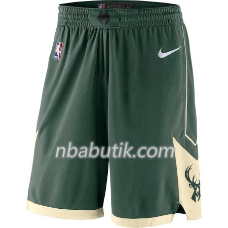 Milwaukee Bucks Mænd Shorts Grøn 2018-19 Nike Swingman